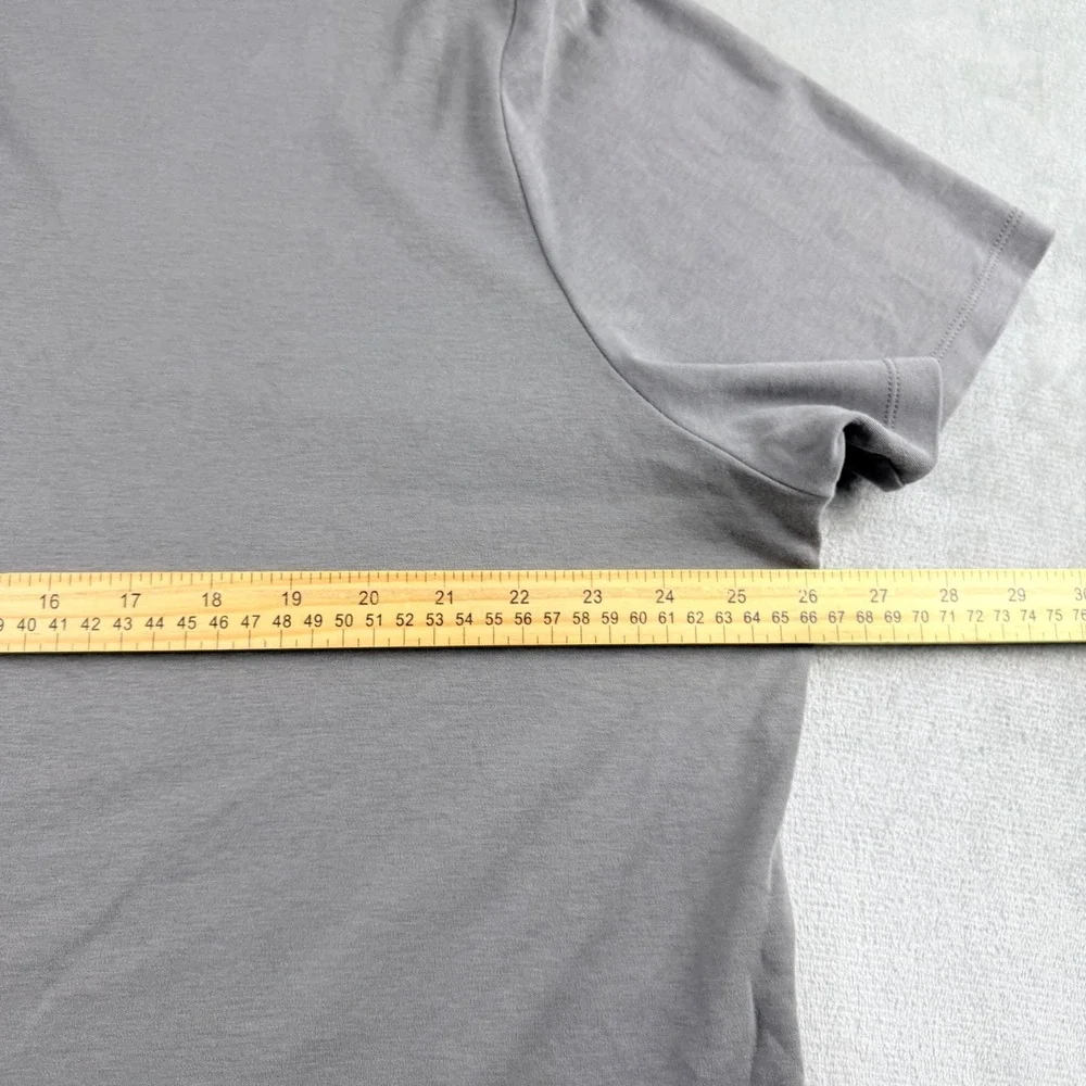 Banana Republic Men's XXL Gray Cotton Short Sleeve Polo Shirt